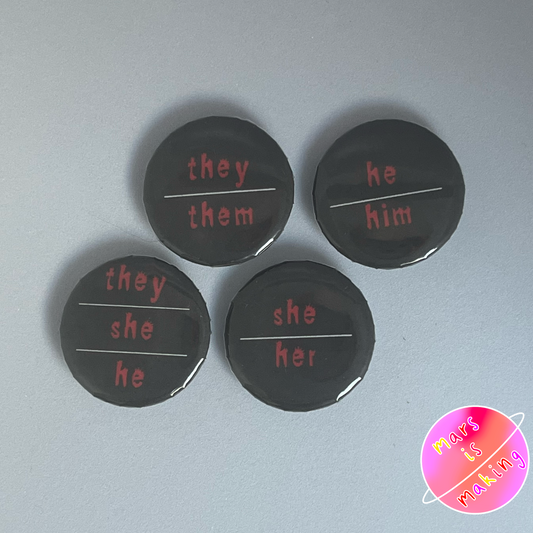 Pronoun Badge